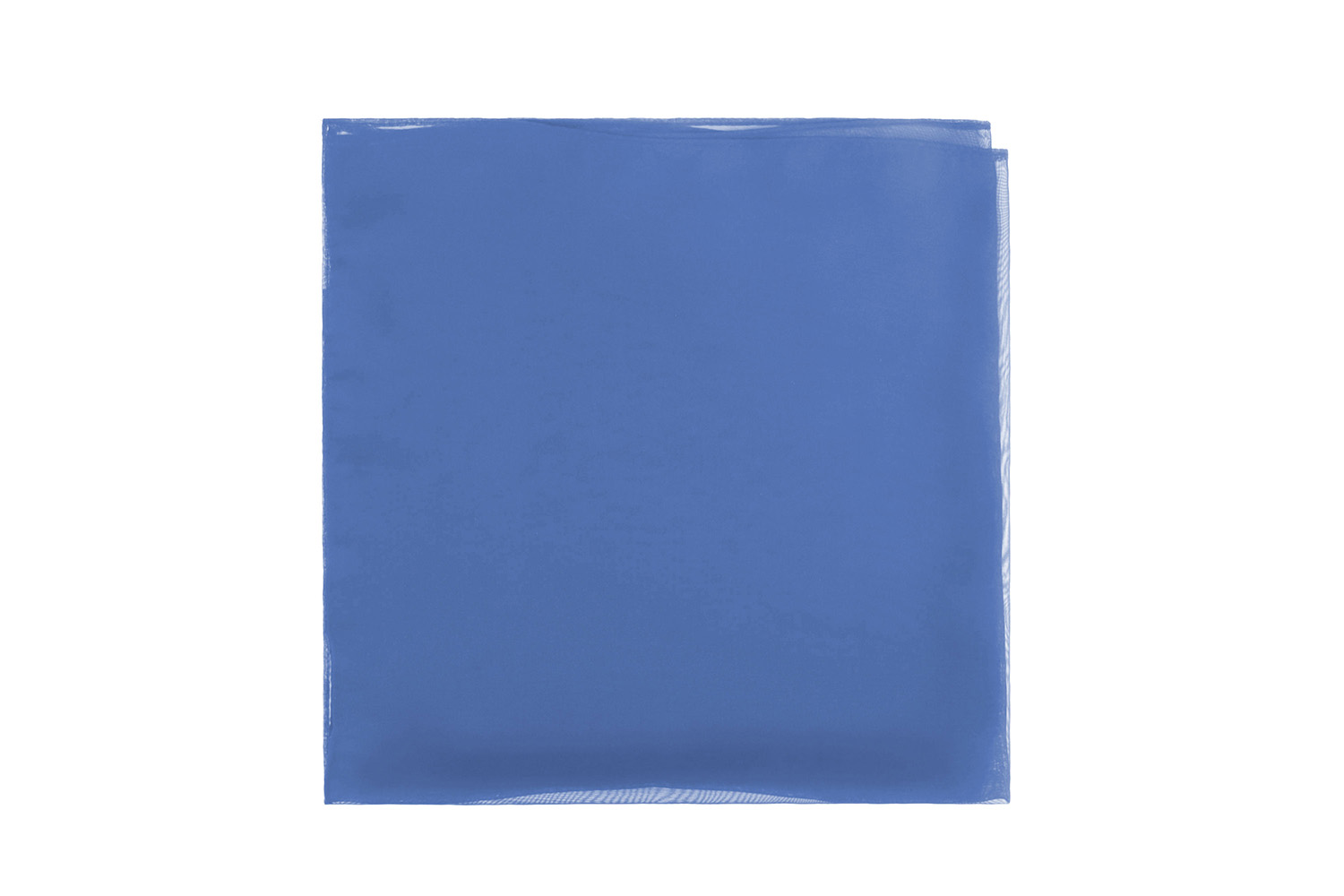 Classic Chiffon Neck Scarf in azure, 60 x 60 cm
