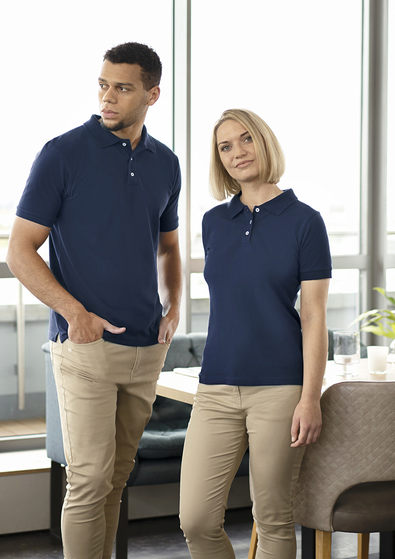 Men's Workwear Polo Shirt Modern-Flair, from Sustainable Material
