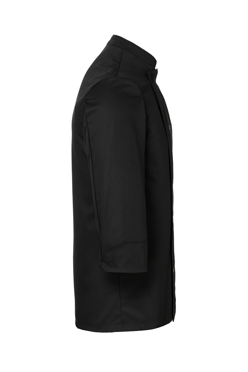 Langarm Kochjacke Basic, Polymix, Druckknöpfe