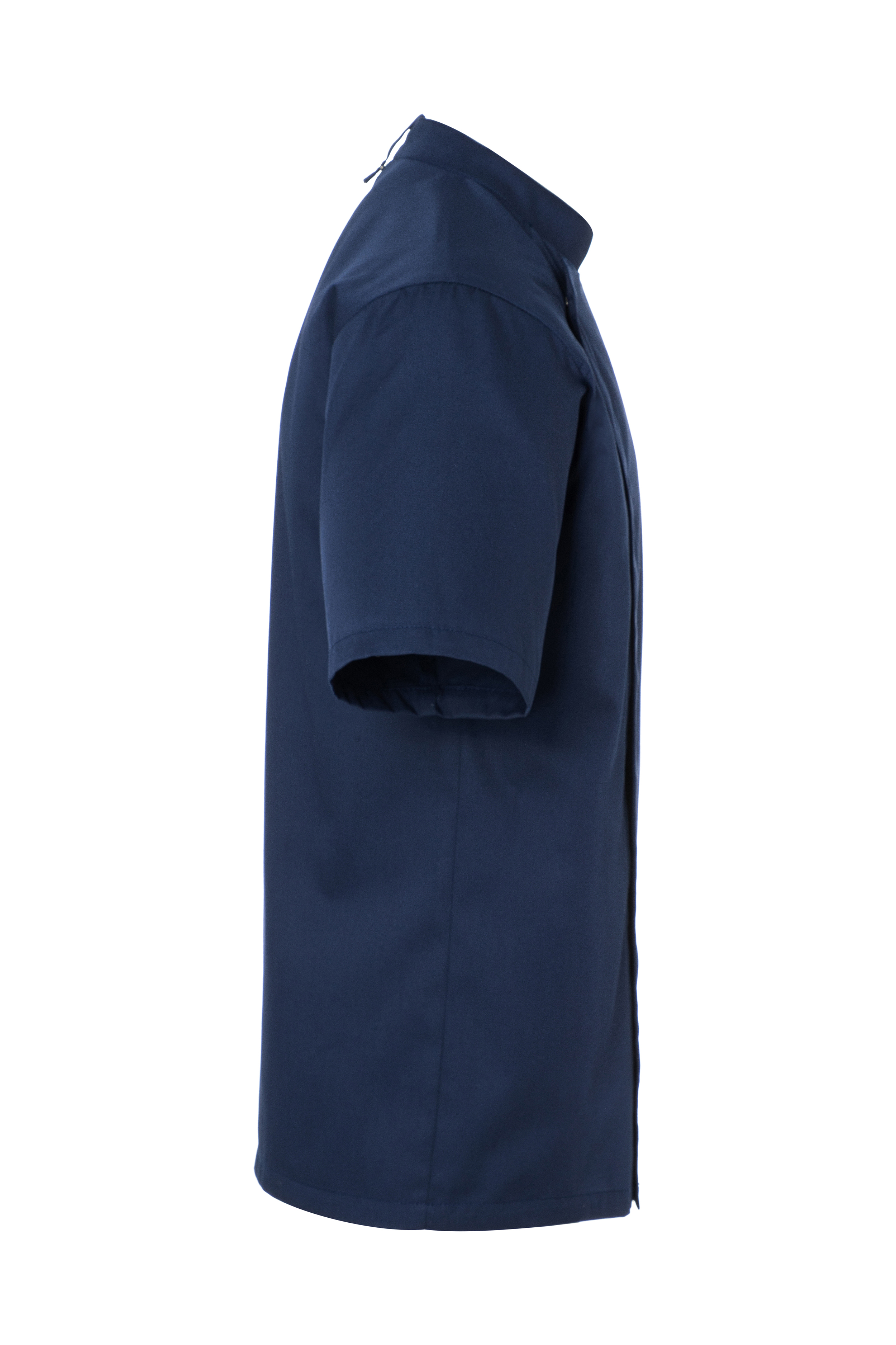 Kurzarm Herren-Kochjacke Modern-Look in marine, leicht tailliert