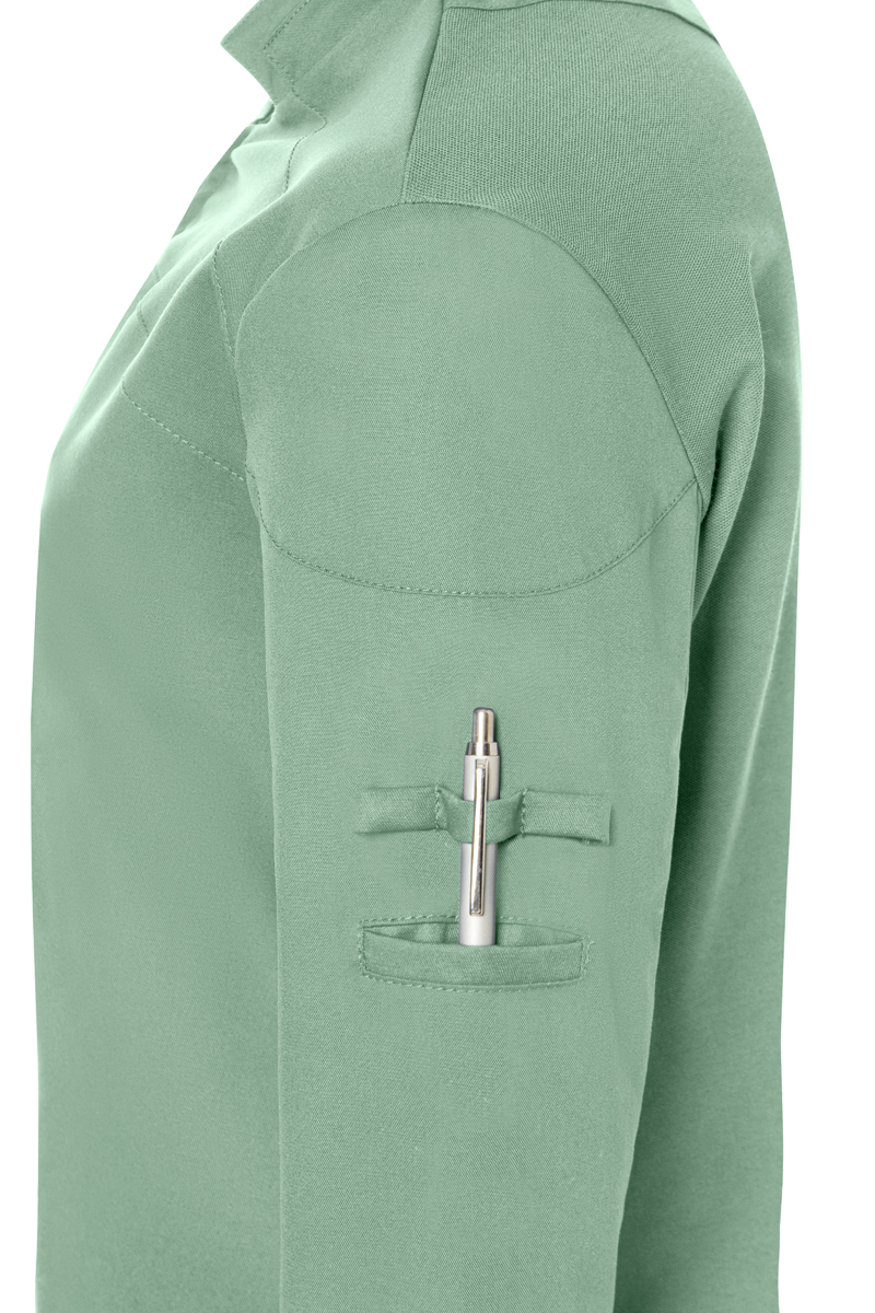 Armentaschen, Stifthalter, Grün-Ton, Polo-Stil, Schulteraufnäher, polo, Tasche, Stift, Arm, grün, Pullover, Arm-Pocket, Stütz-Passform, Kunstfasern, Pastellgrün, arm pocket, pen pocket, grünes polohemd, kurzarm, paspel-detail