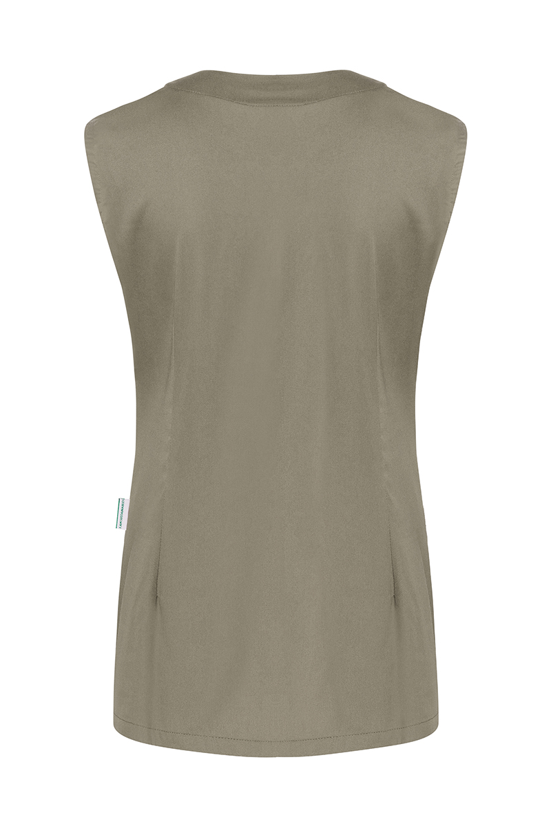 Kasack Essential Damen in salbei, ärmellos, Schlupf