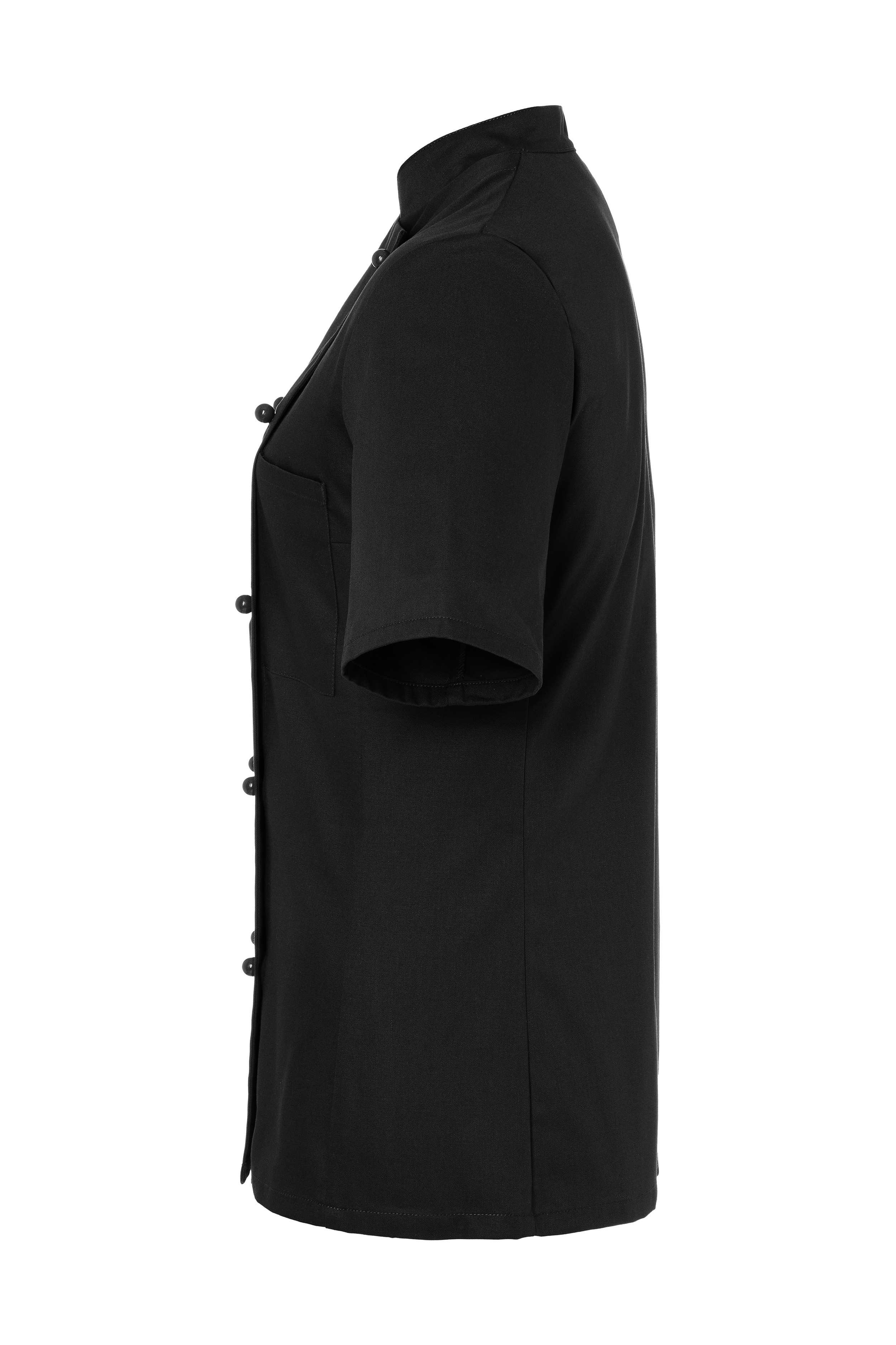 Women's Short-Sleeve Chef Jacket Pauline Cotton slightly fitted