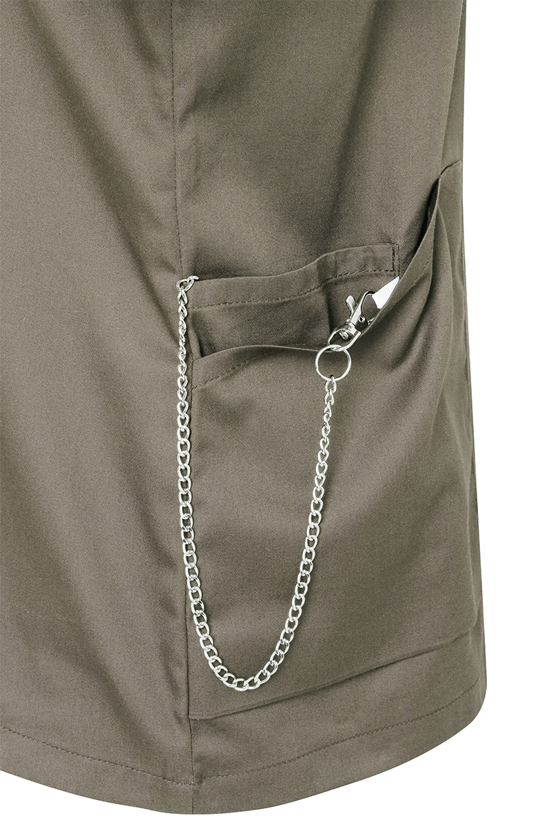 Kasack Essential Damen, Kurzarm, leicht tailliert