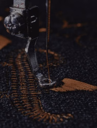 Nähmaschine, Stich, Faden, Stoff, Sewing