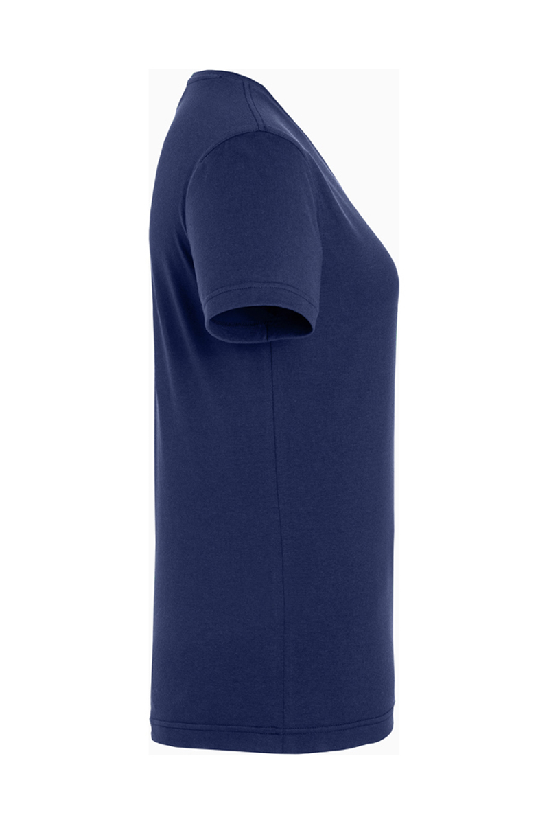 Damen T-Shirt Casual-Flair in marine, leicht tailliert