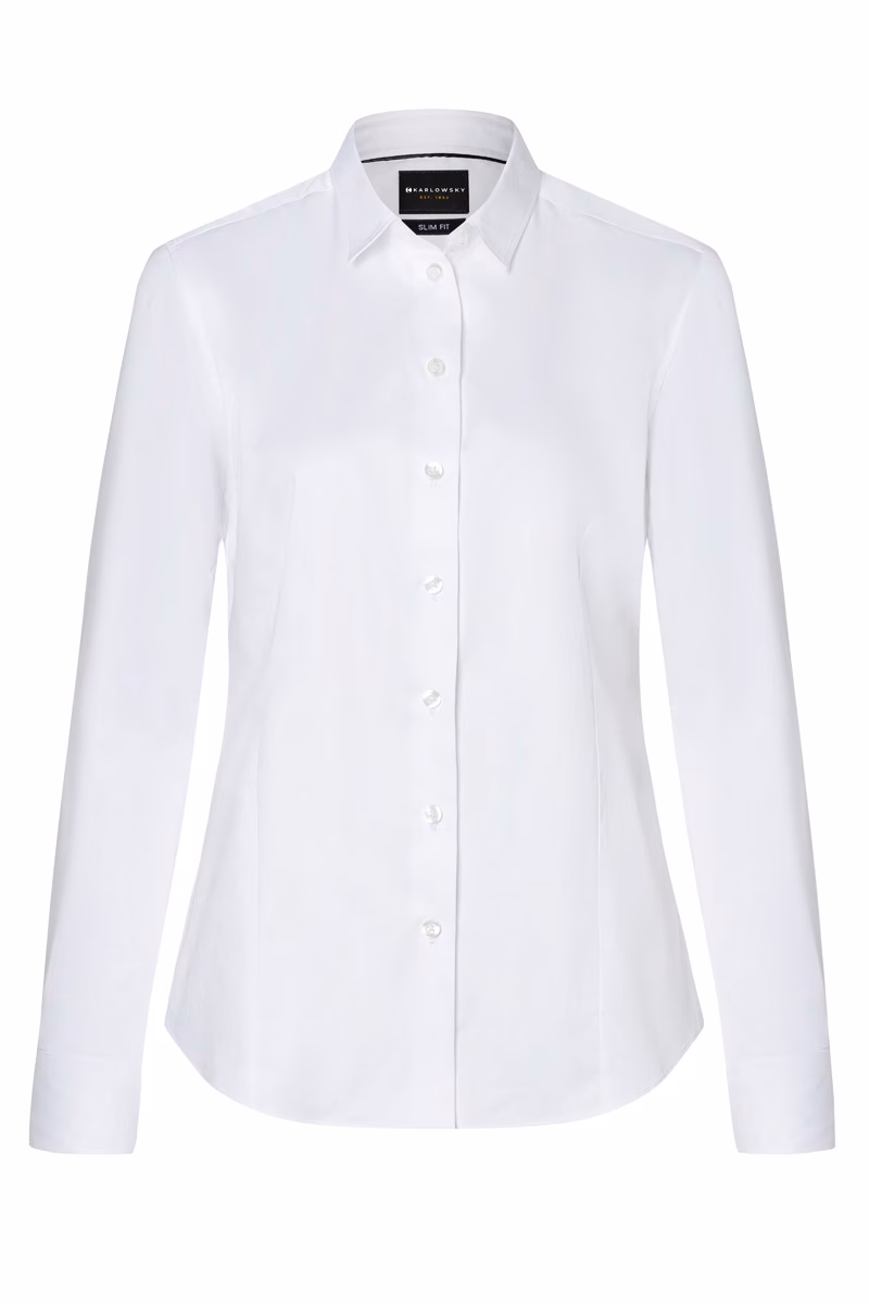 Long-Sleeve Ladies' Blouse Active-Stretch with modern fit