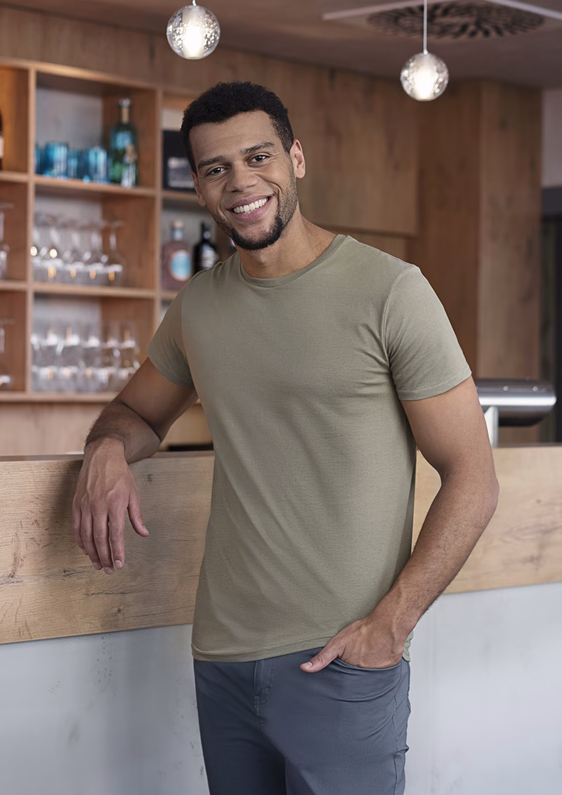 Herren Workwear T-Shirt Casual-Flair, aus nachhaltigem Material