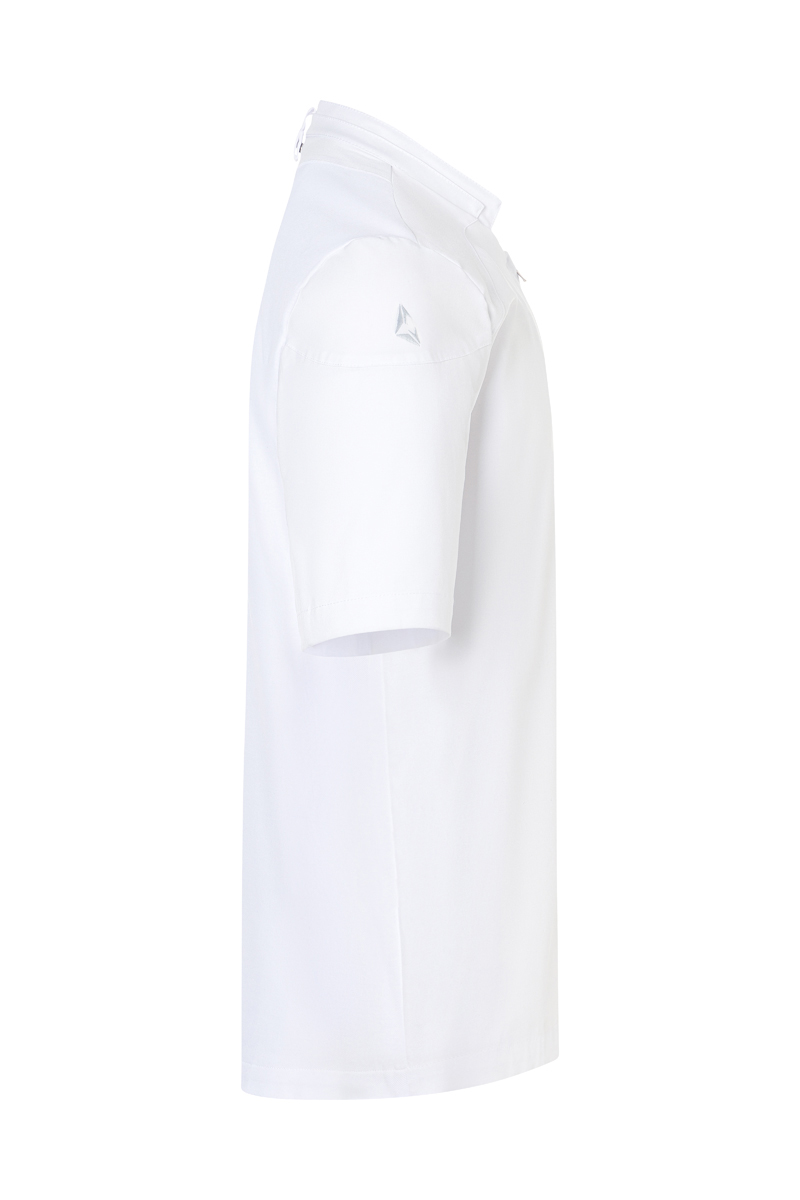 kurzarm, hemd, weiß, poloshirt, kleidung