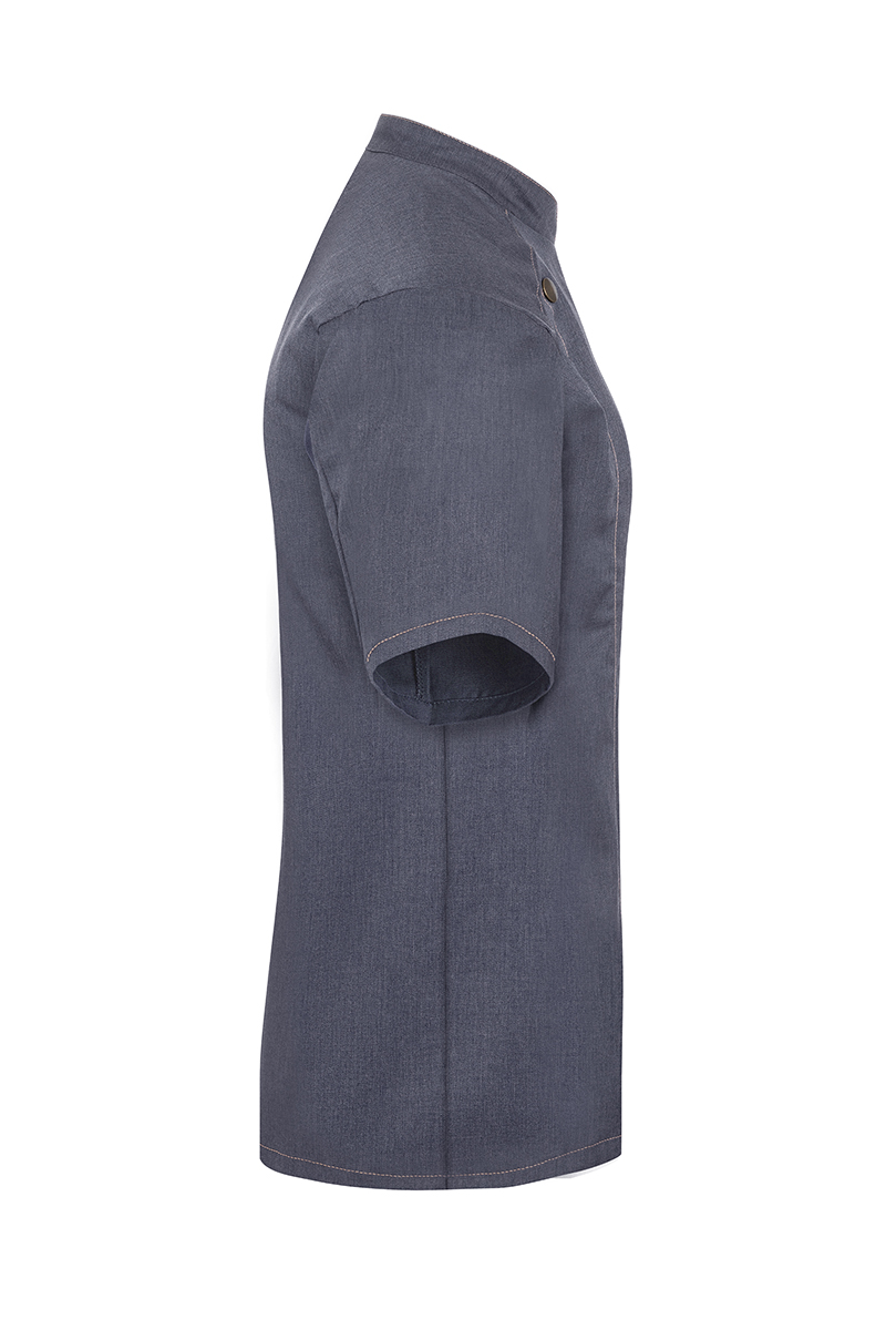 Short-Sleeve Ladies' Chef Jacket Jeans-Style