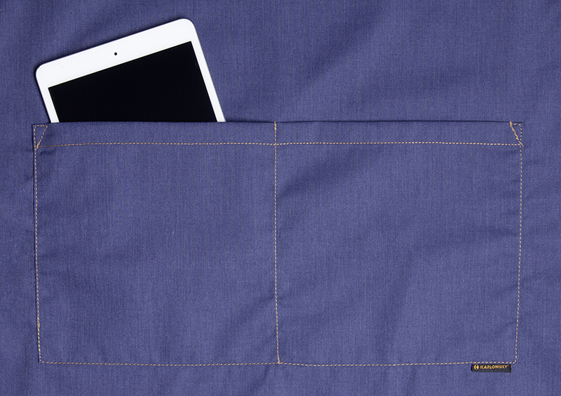 Latzschürze Jeans-Style, 75 x 95 cm