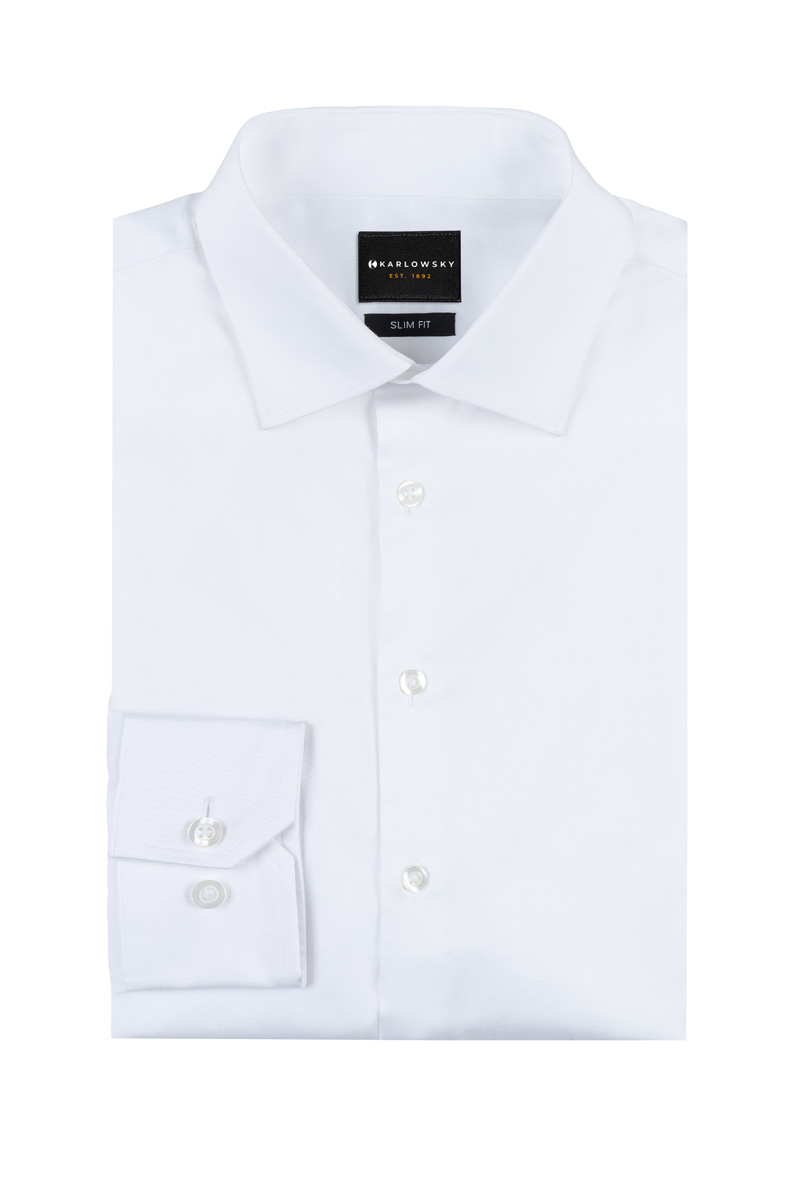 Long-Sleeve Ladies' Blouse Active-Stretch in Slim-Fit