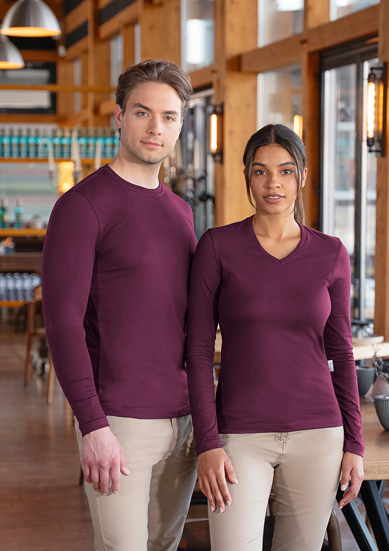 Long-sleeved Men's Workwear Shirt Casual-Flair, from Sustainable Material