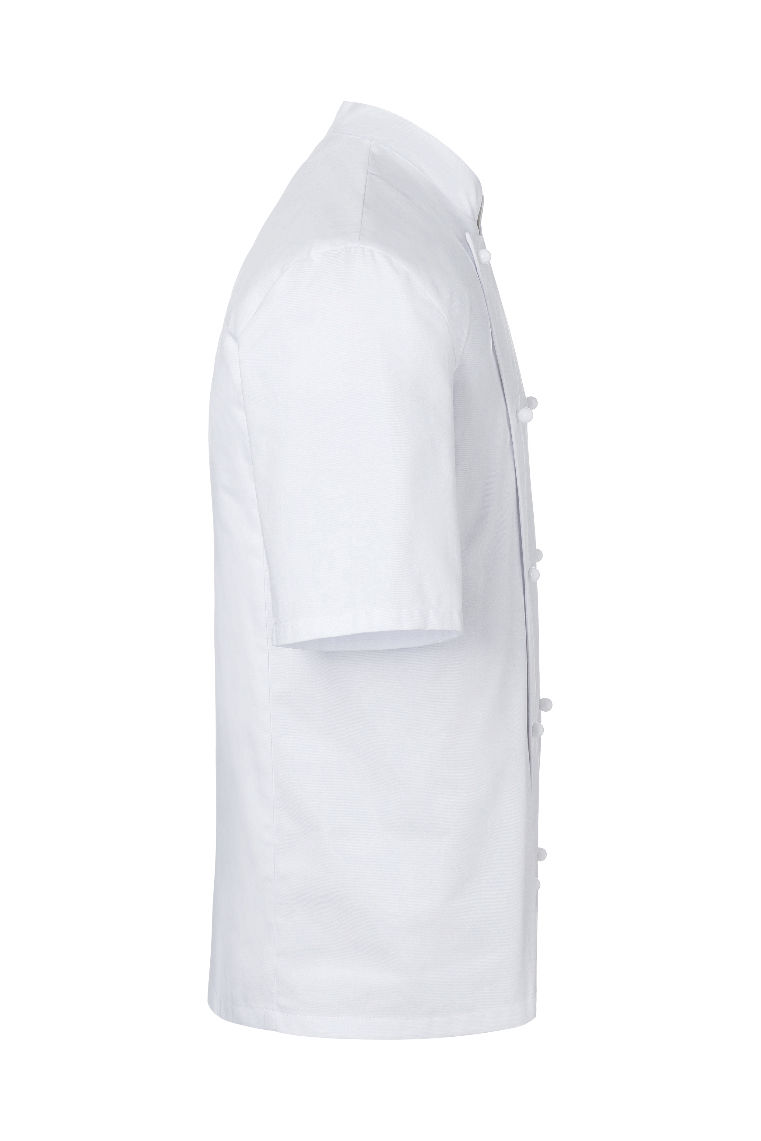 Men's Short-Sleeve Chef Jacket Lennert Cotton Ball Buttons
