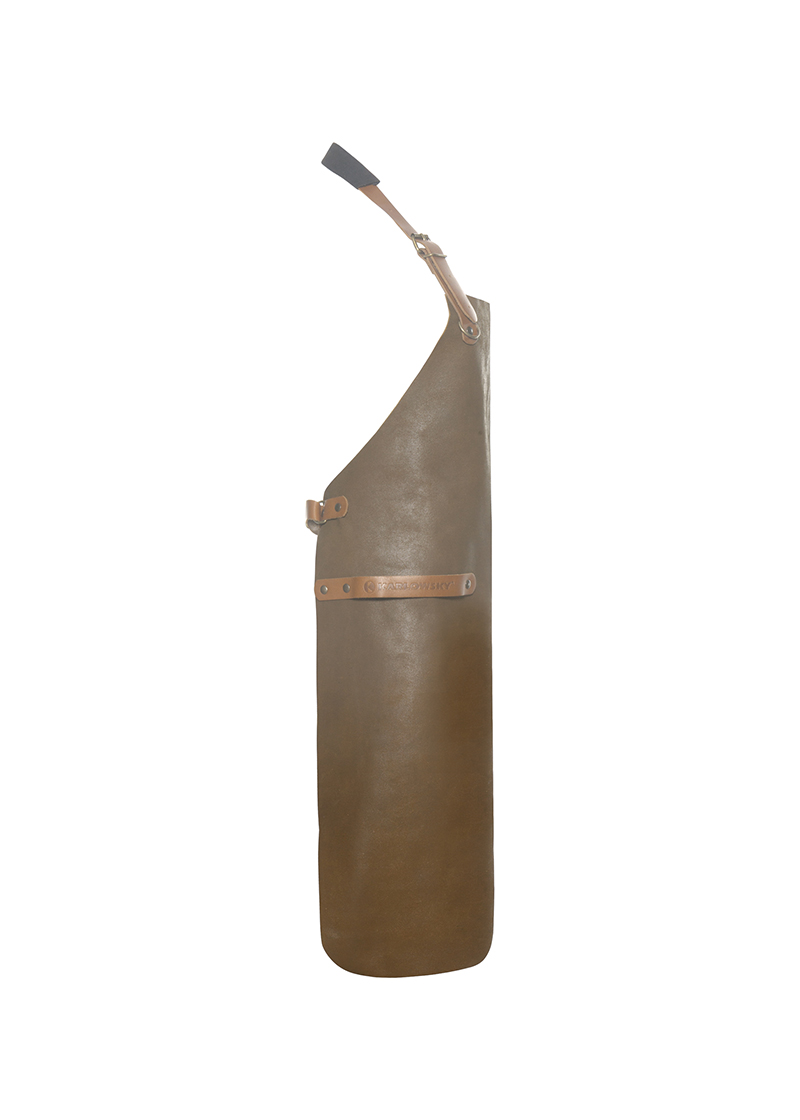 Lederschürze in toffee, Rindsleder, 60 x 82 cm