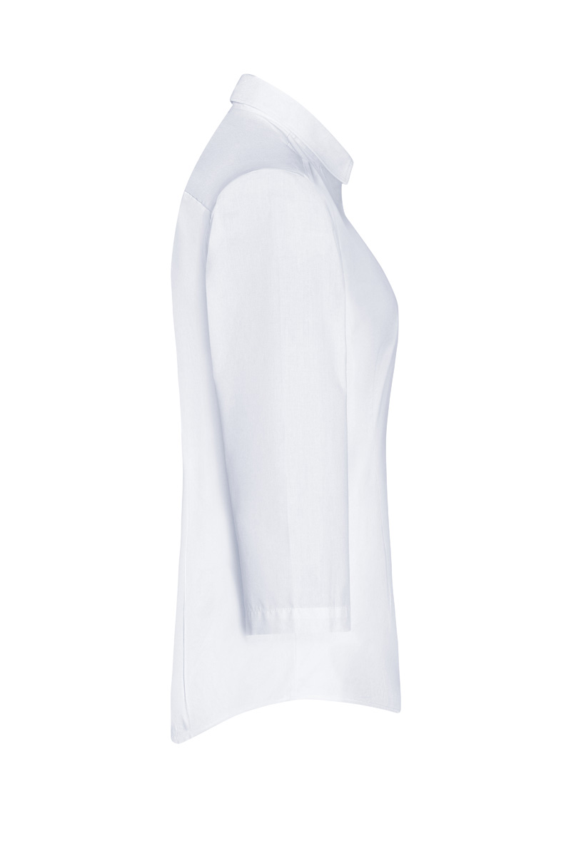 3/4-Arm Damenbluse Active-Stretch, Slim Fit