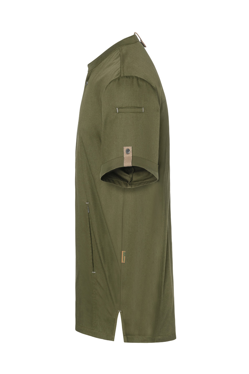 Short-Sleeve Chef Jacket Green-Generation, from Sustainable Material