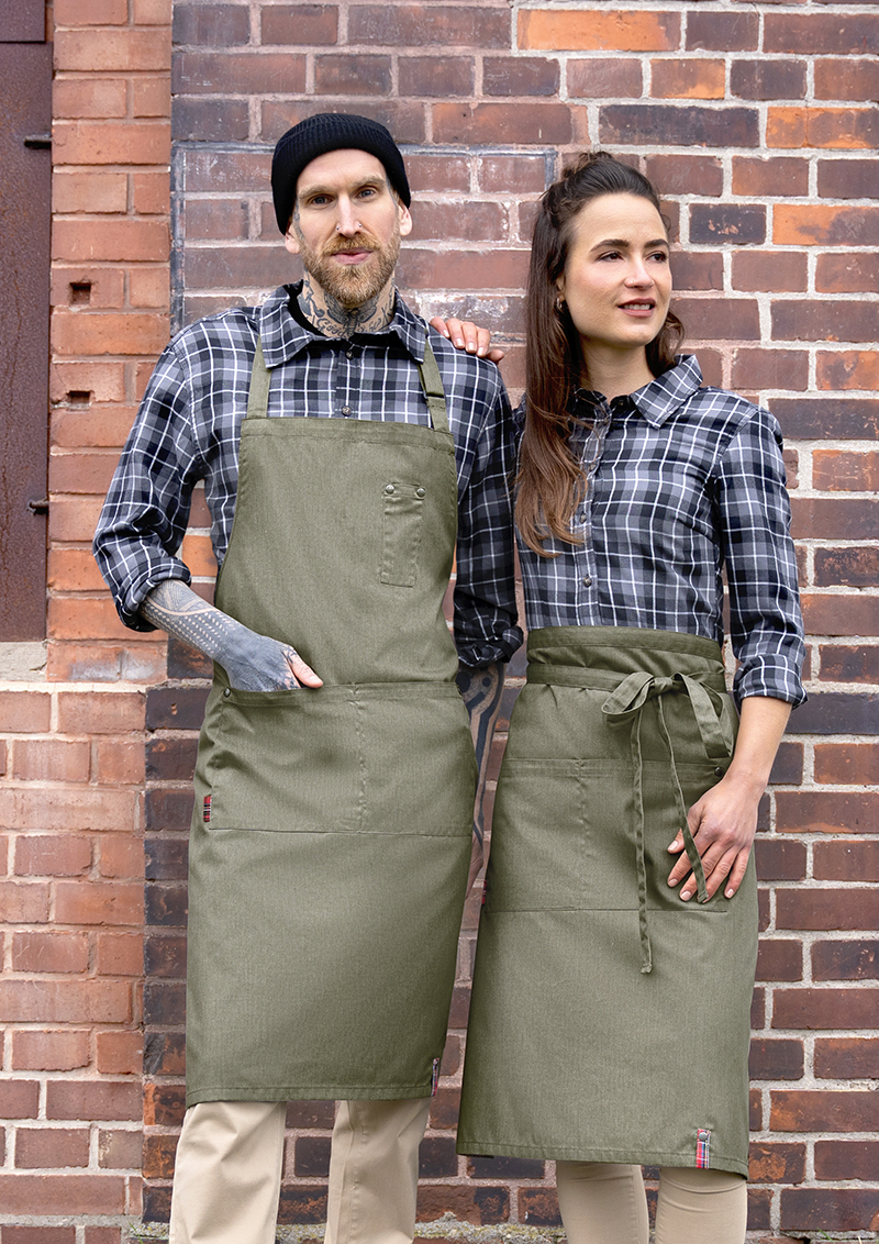 Bistroschürze ROCK CHEF® Stage2 Denim-Style, 70 x 70 cm