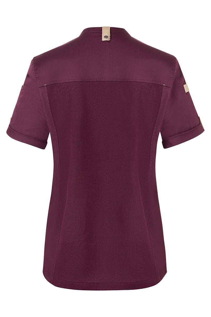 Short-Sleeve Ladies' Chef Jacket Green-Generation, from Sustainable Material