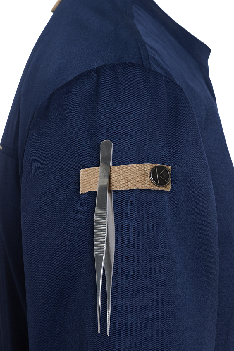 Langarm Herren-Kochjacke Green Generation, leicht tailliert