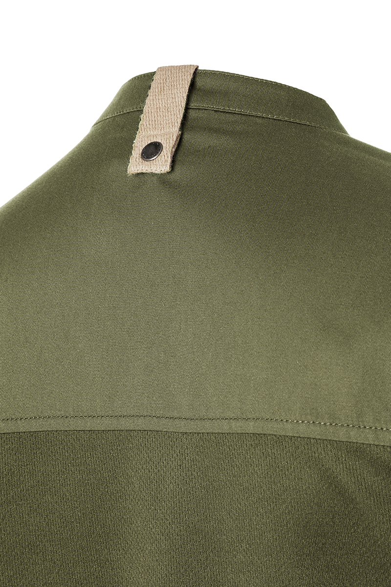 Langarm Damen-Kochjacke Green Generation, leicht tailliert