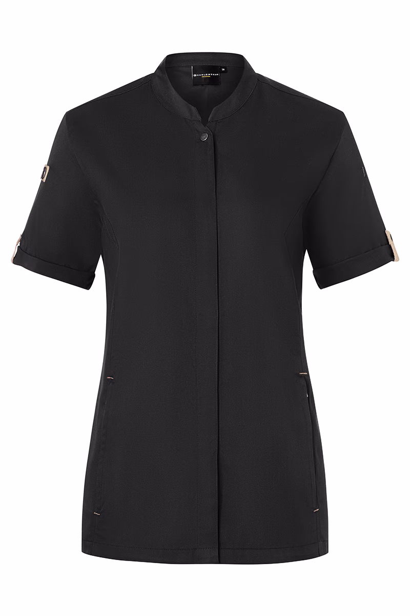 Kurzarm Damenkochjacke Green-Generation, aus nachhaltigem Material