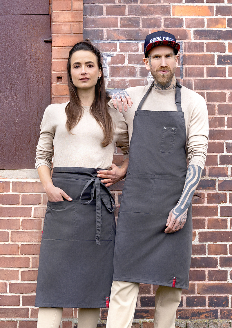 Latzschürze ROCK CHEF® Stage2 Denim-Style, 75 x 90 cm