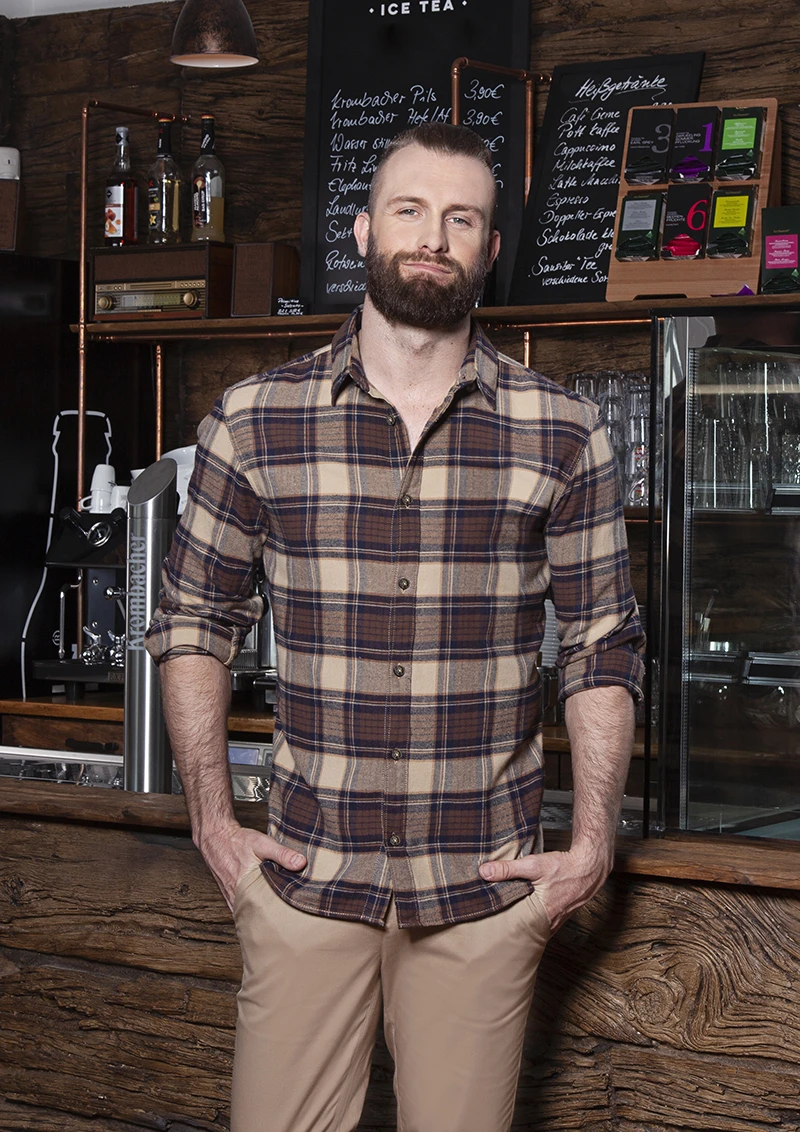 Men's Checked Shirt Urban-Trend
