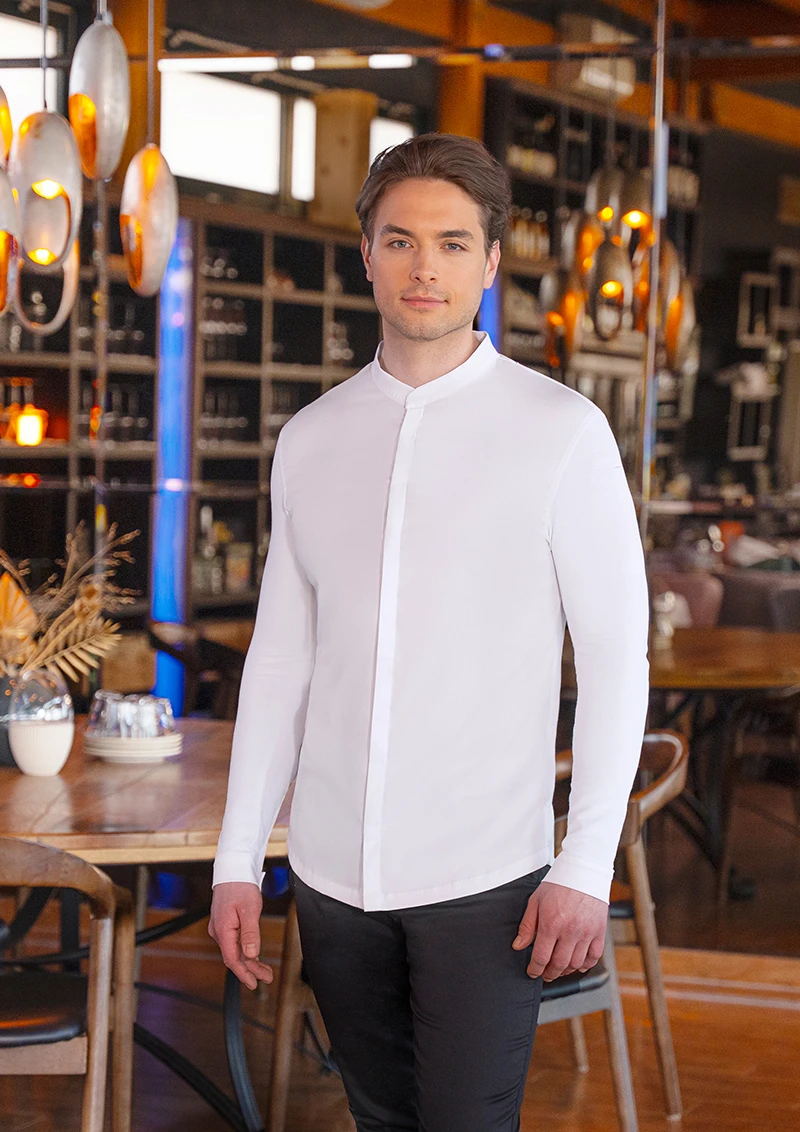 Langarm Herrenkochjacke DIAMOND CUT® Avantgarde
