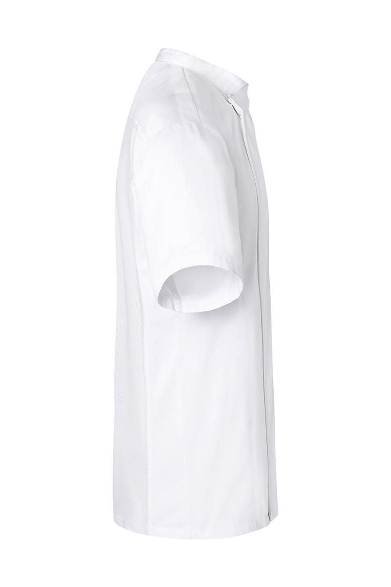 Short-Sleeve Throw-Over Chef Shirt Basic