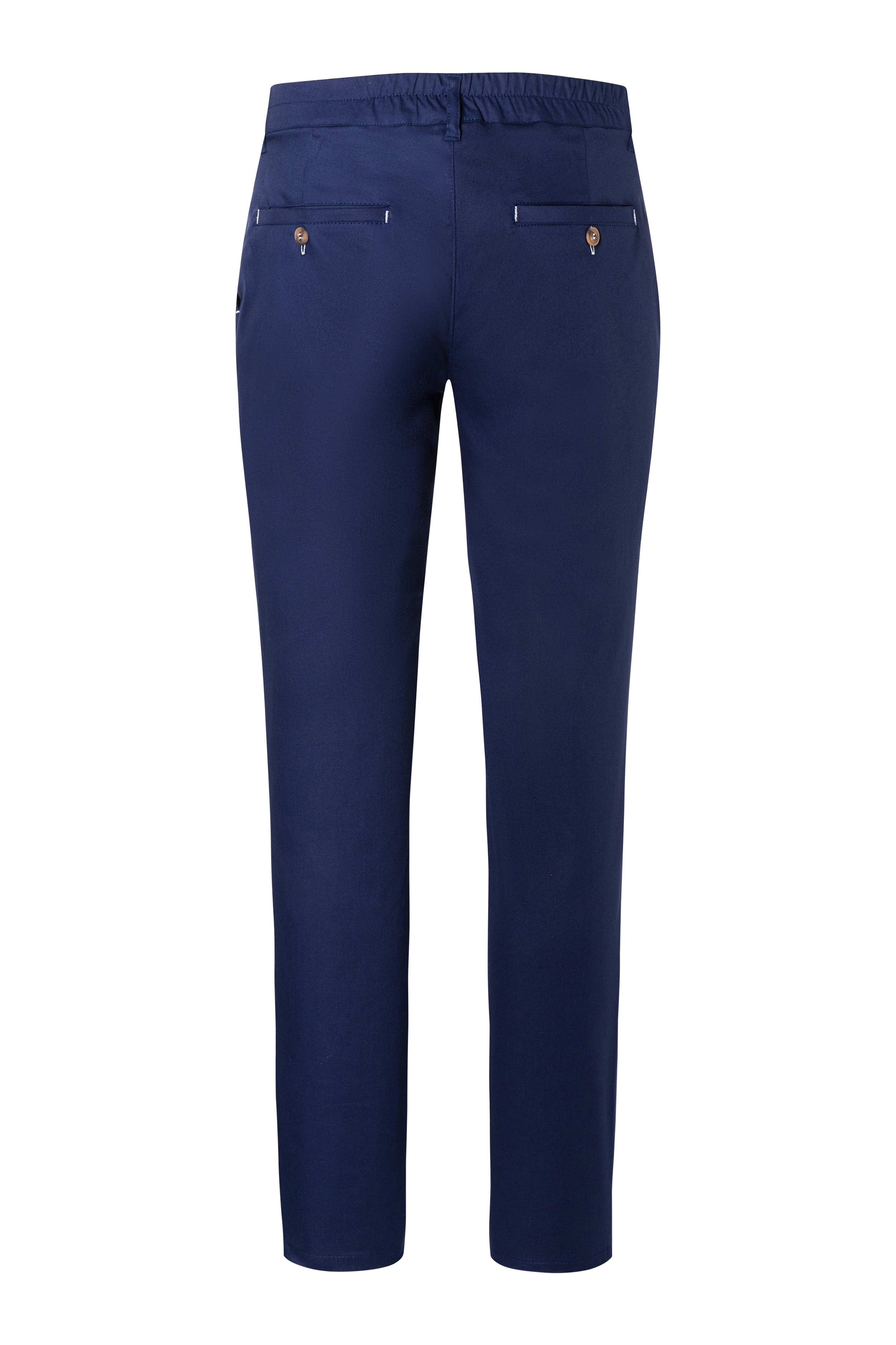 Herren Chinohose Modern-Stretch, Gummizug, leicht tailliert