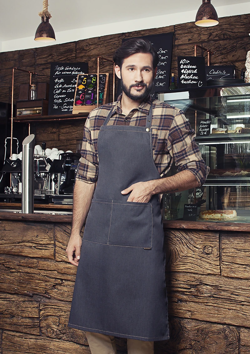 Bib Apron Jeans-Style Bib Apron Jeans-Style