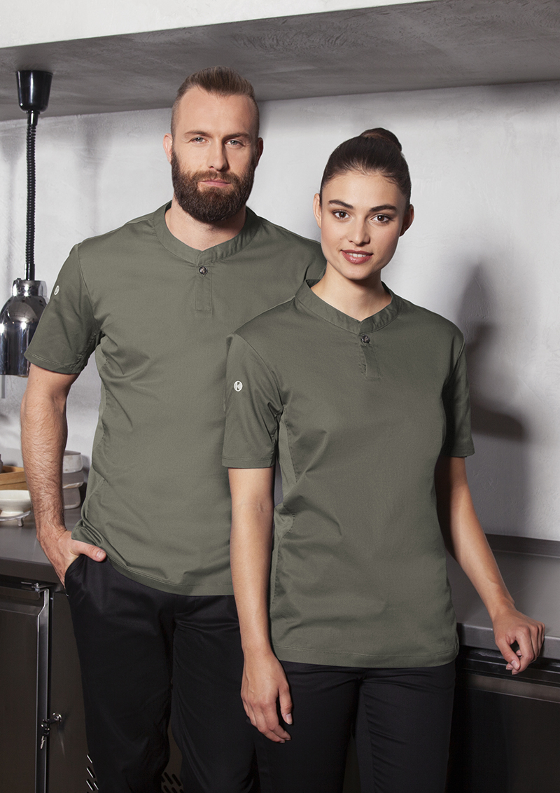 Kurzarm Herren-Arbeitsshirt Performance, Slim Fit