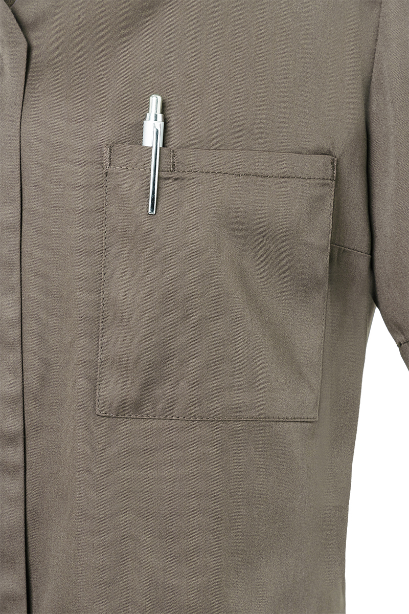 Kasack Essential Damen, Kurzarm, leicht tailliert