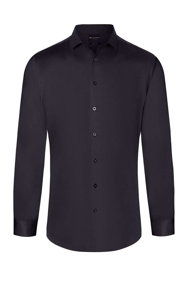 Langarm Herrenhemd Active-Stretch in Slim-Fit