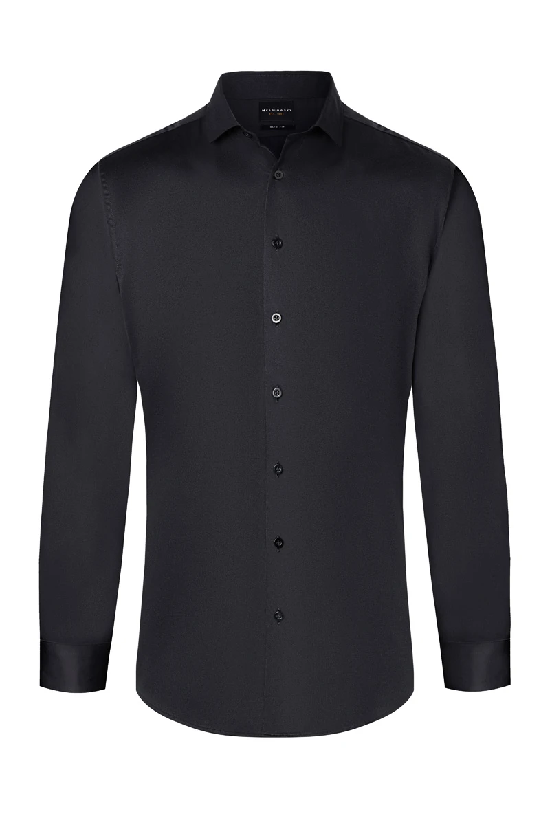 Langarm Herrenhemd Active-Stretch in Slim-Fit Langarm Herrenhemd Active-Stretch in Slim-Fit