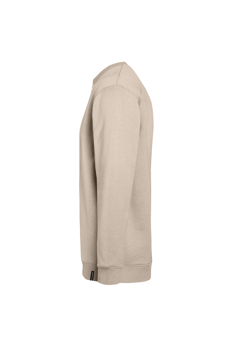 Langarm, Mantel, Fleece, Jacke, Pullover, Langarm, Mantel, Fleece, Jacke, Pullover, sweatshirt, beige, long-sleeve, crewneck, cotton blend, sweatshirt, beige, langarmshirt, rundhals, ribkanten, Sweatshirt, Beige, Longsleeve, Kuschelig, Kragenlos