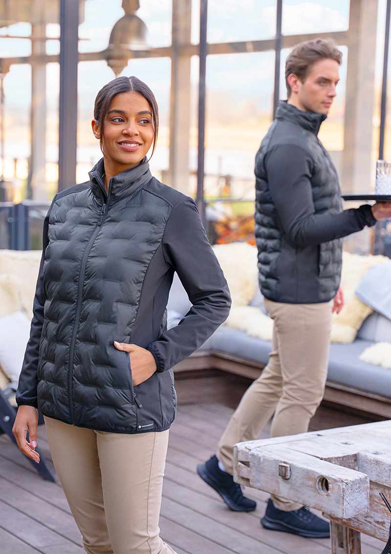 Herren Hybrid-Jacke Outdoor-Pro, wasserdicht, leicht tailliert