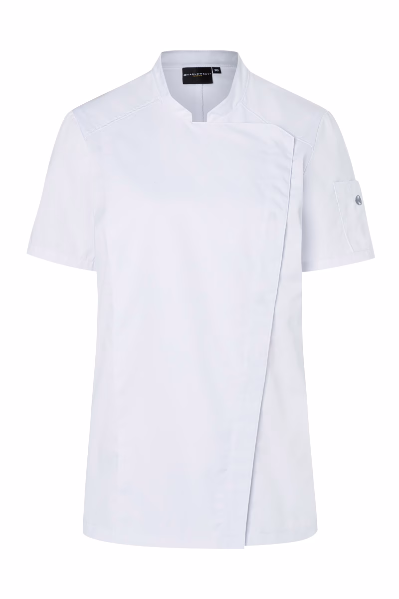 Kurzarm Damenkochjacke Modern-Look