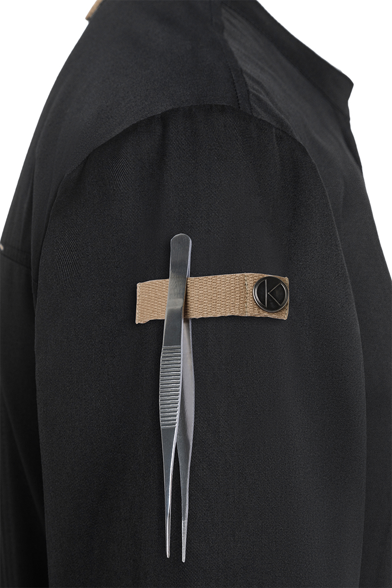 Langarm Herren-Kochjacke Green Generation, leicht tailliert