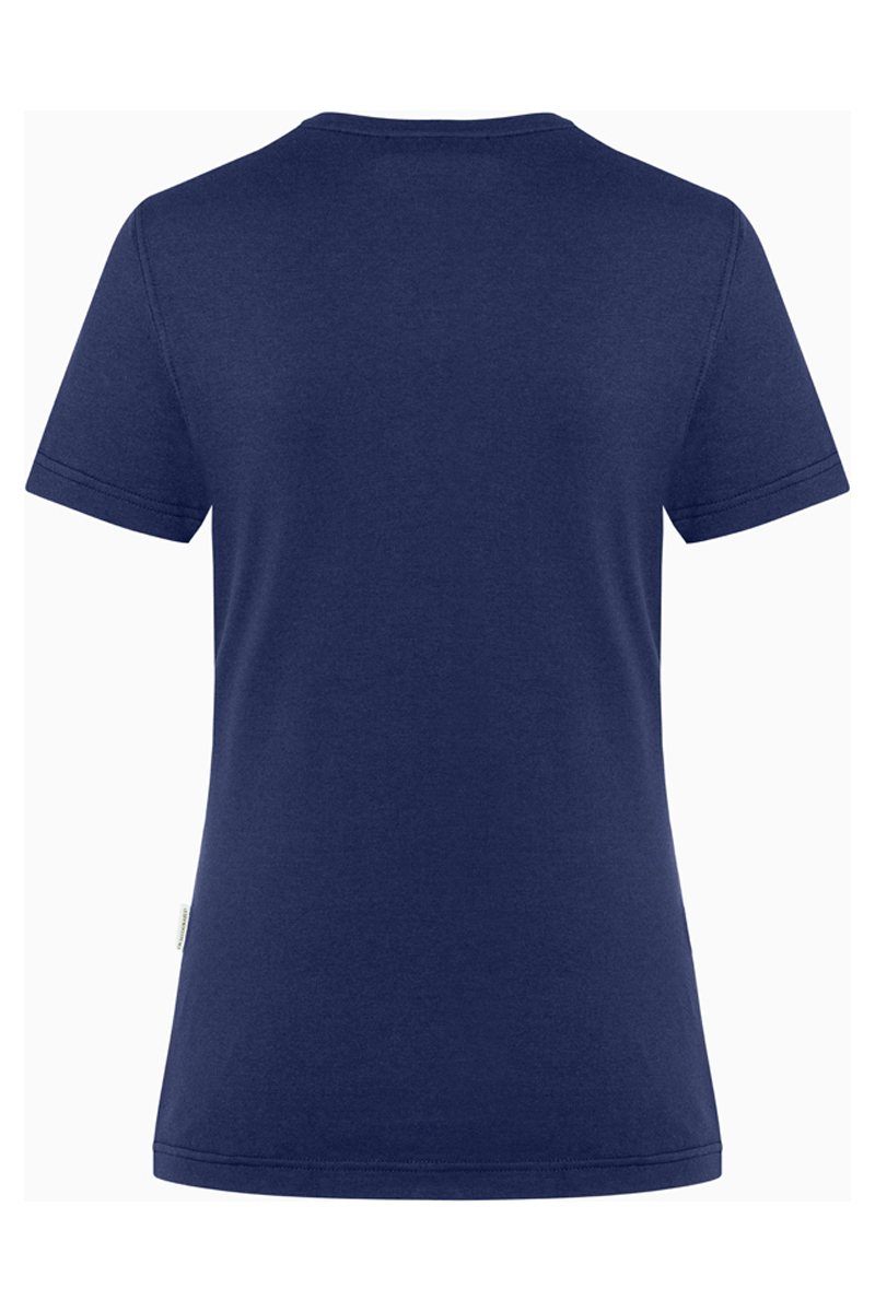 Damen T-Shirt Casual-Flair in marine, leicht tailliert