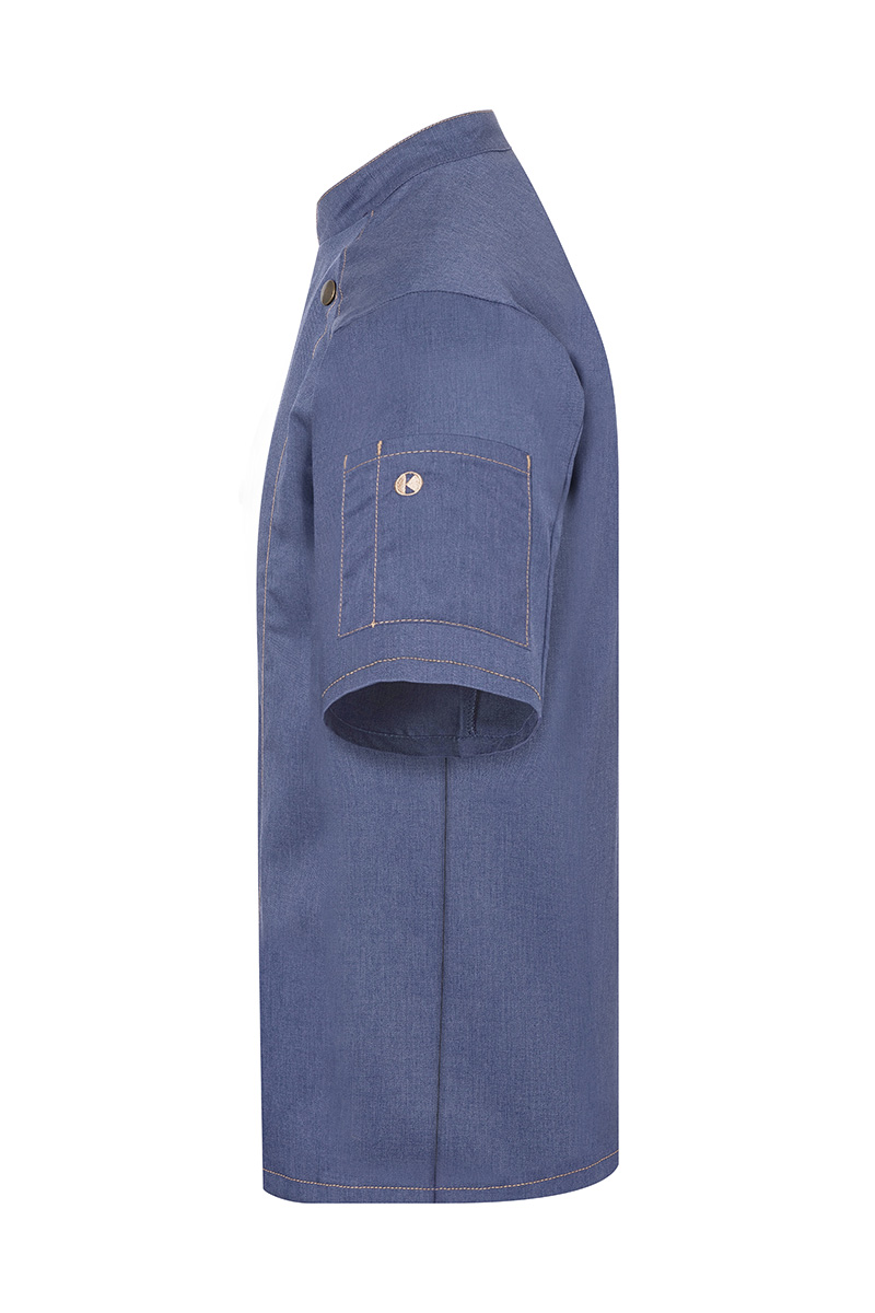 Short-Sleeve Chef Jacket Jeans-Style
