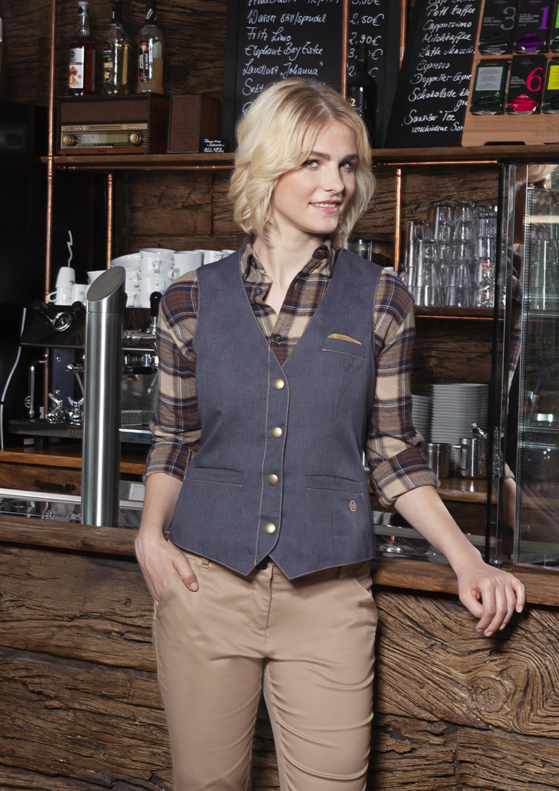 Ladies' Waistcoat Jeans-Style