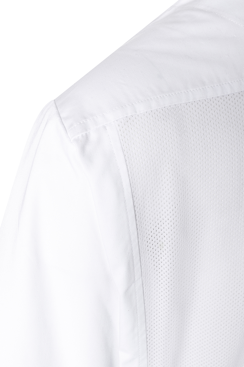 Short-Sleeve Throw-Over Chef Shirt Basic