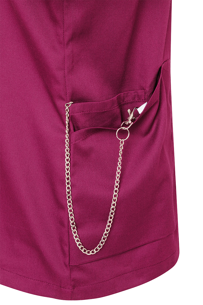 Kasack Essential Damen, Kurzarm, leicht tailliert