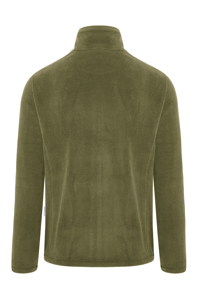 Herren Fleecejacke Warm-Up, recyceltes Polyester, Regular Fit