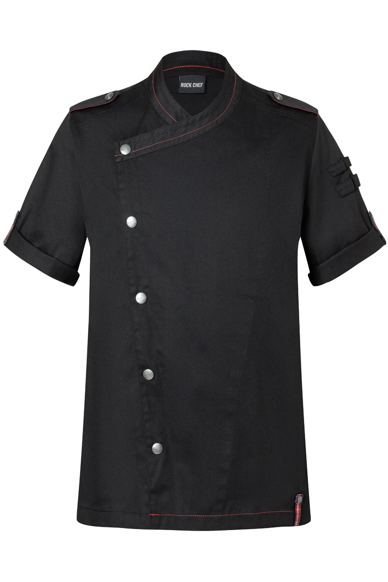 Kurzarm Herrenkochjacke ROCK CHEF®-Stage2 Kurzarm Herrenkochjacke ROCK CHEF®-Stage2