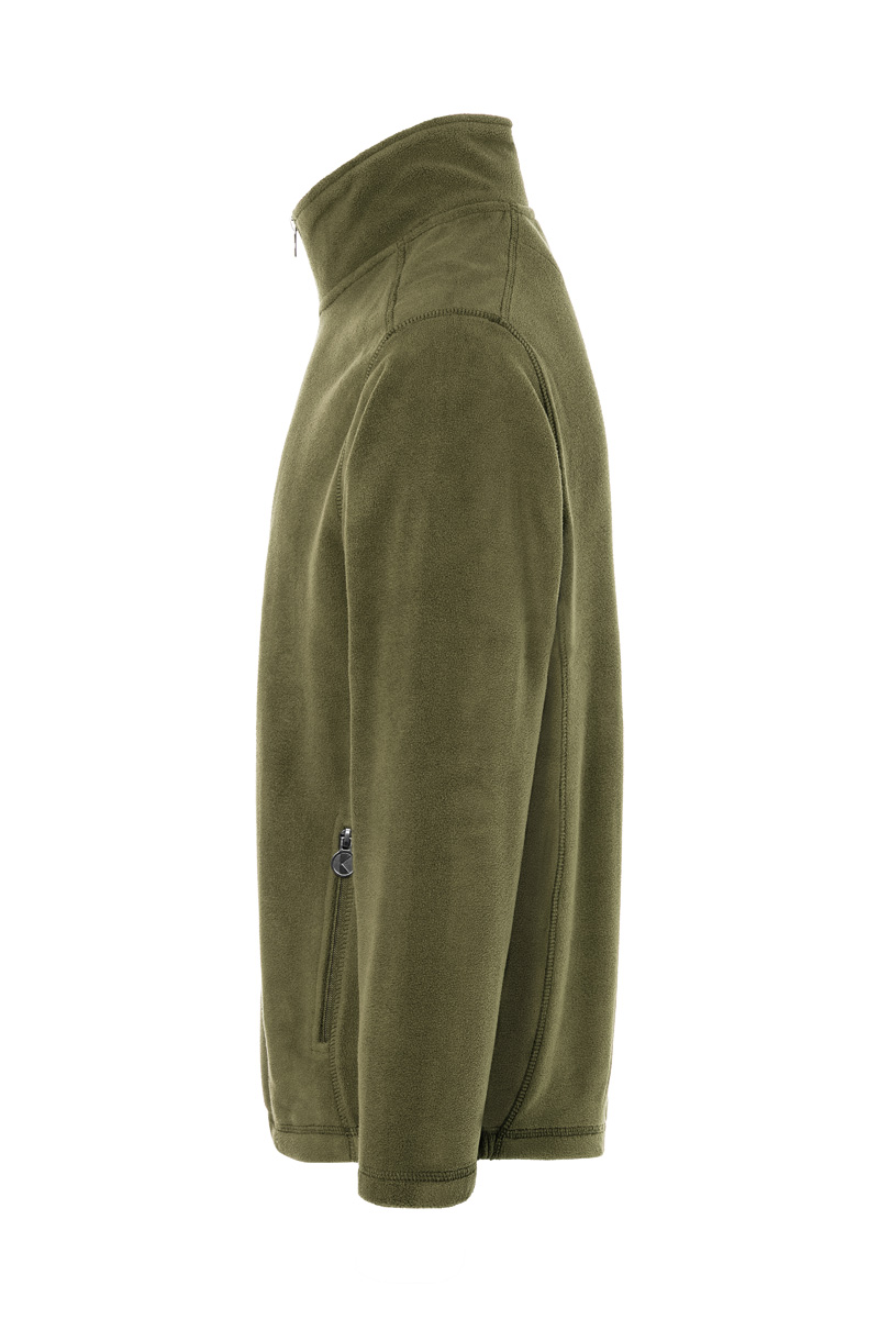 Herren Fleecejacke Warm-Up, recyceltes Polyester, Regular Fit