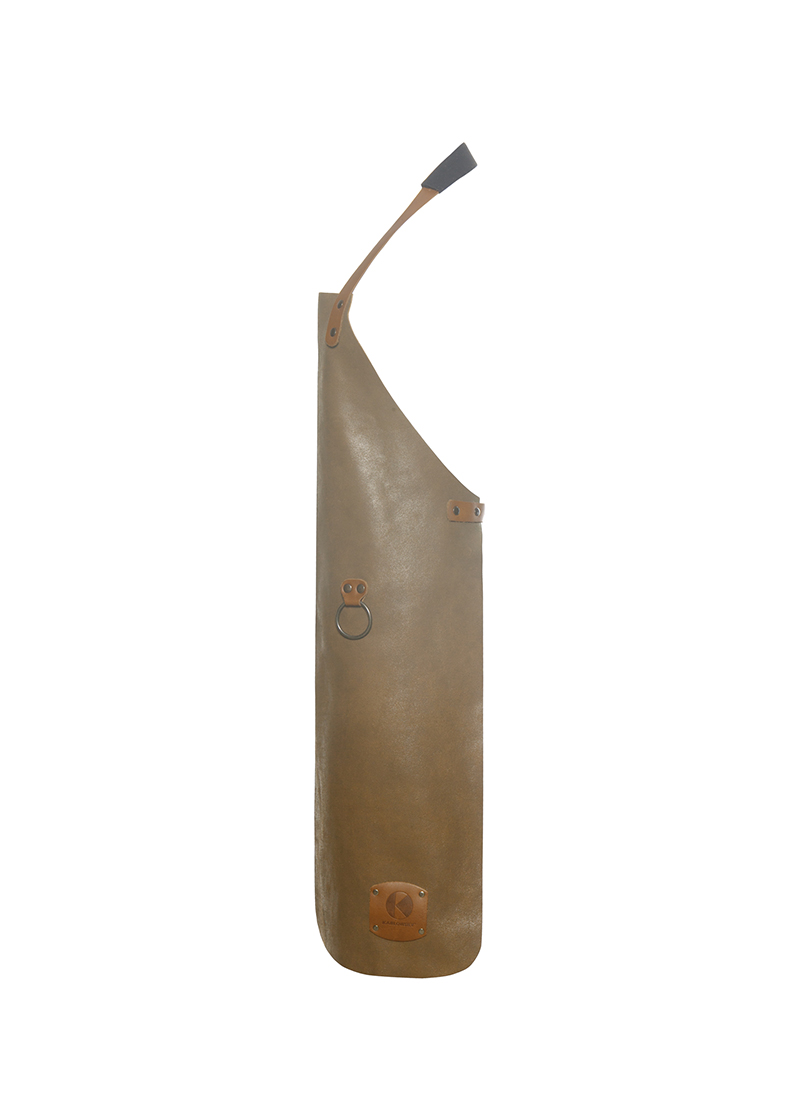 Lederschürze in toffee, Rindsleder, 60 x 82 cm