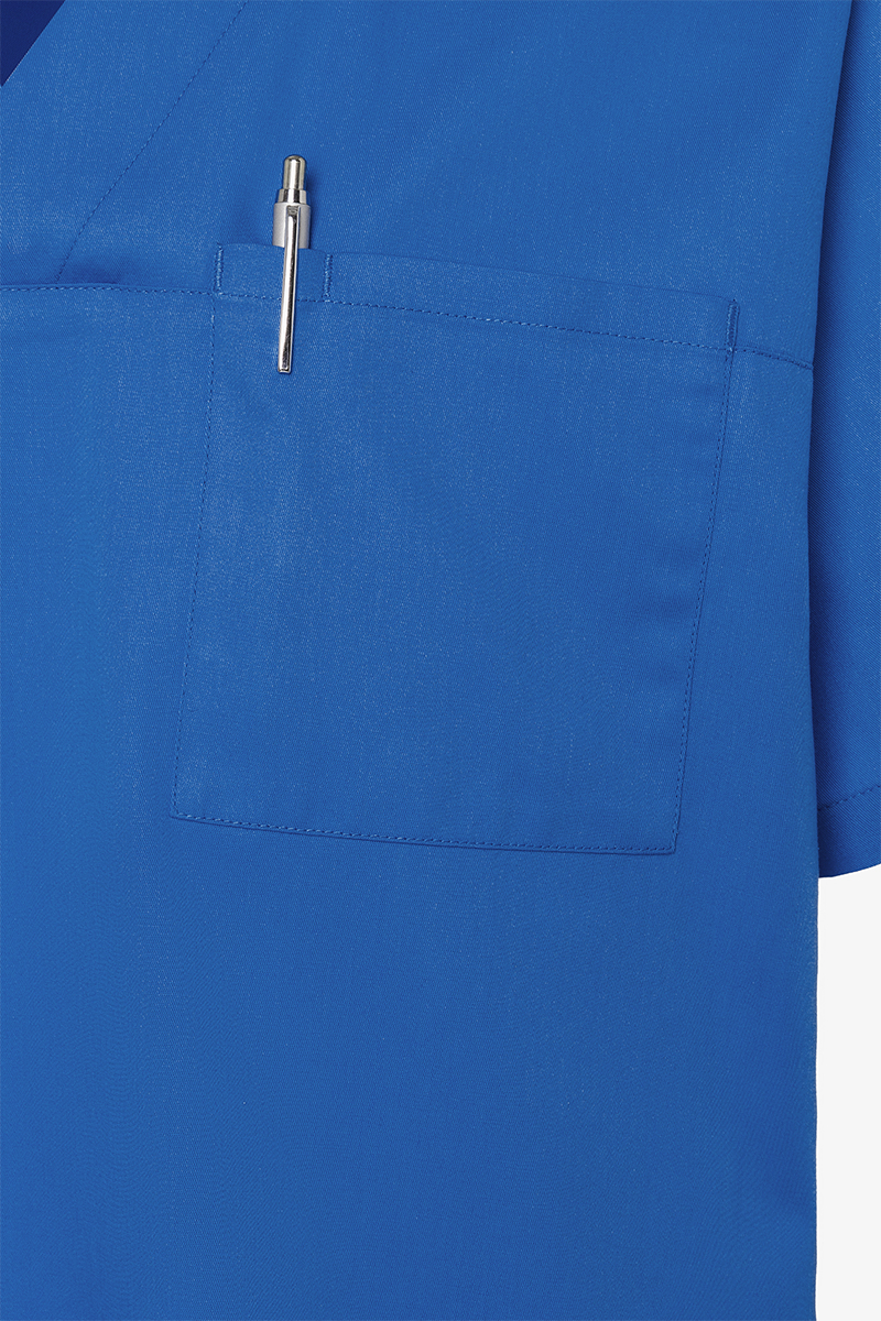 Kasack Essential Herren in königsblau, Kurzarm, Schlupf